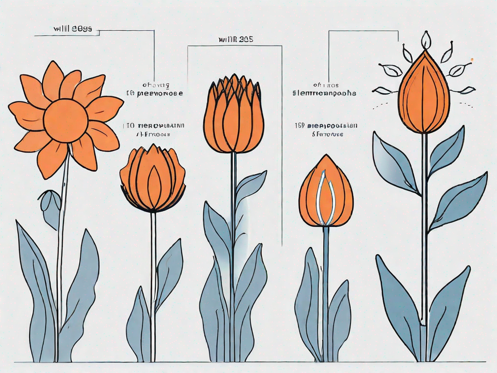 A timeline with symbolic representations of different life stages